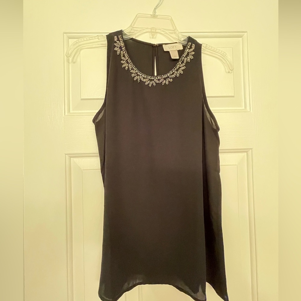 LOFT Beaded Blouse